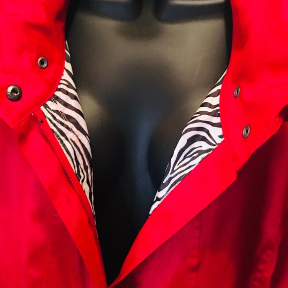 New Especially Yours Bubble Coat/Dress by Studio EY.  Red 1X Size - Picture 3 of 13